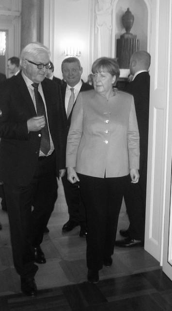 Neujahrsempfang Merkel Steinmeier